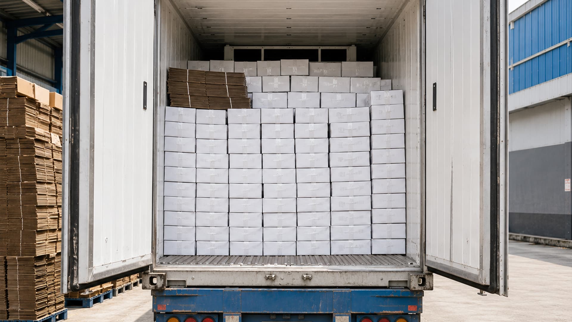 Chargement — Conteneur reefer à quai