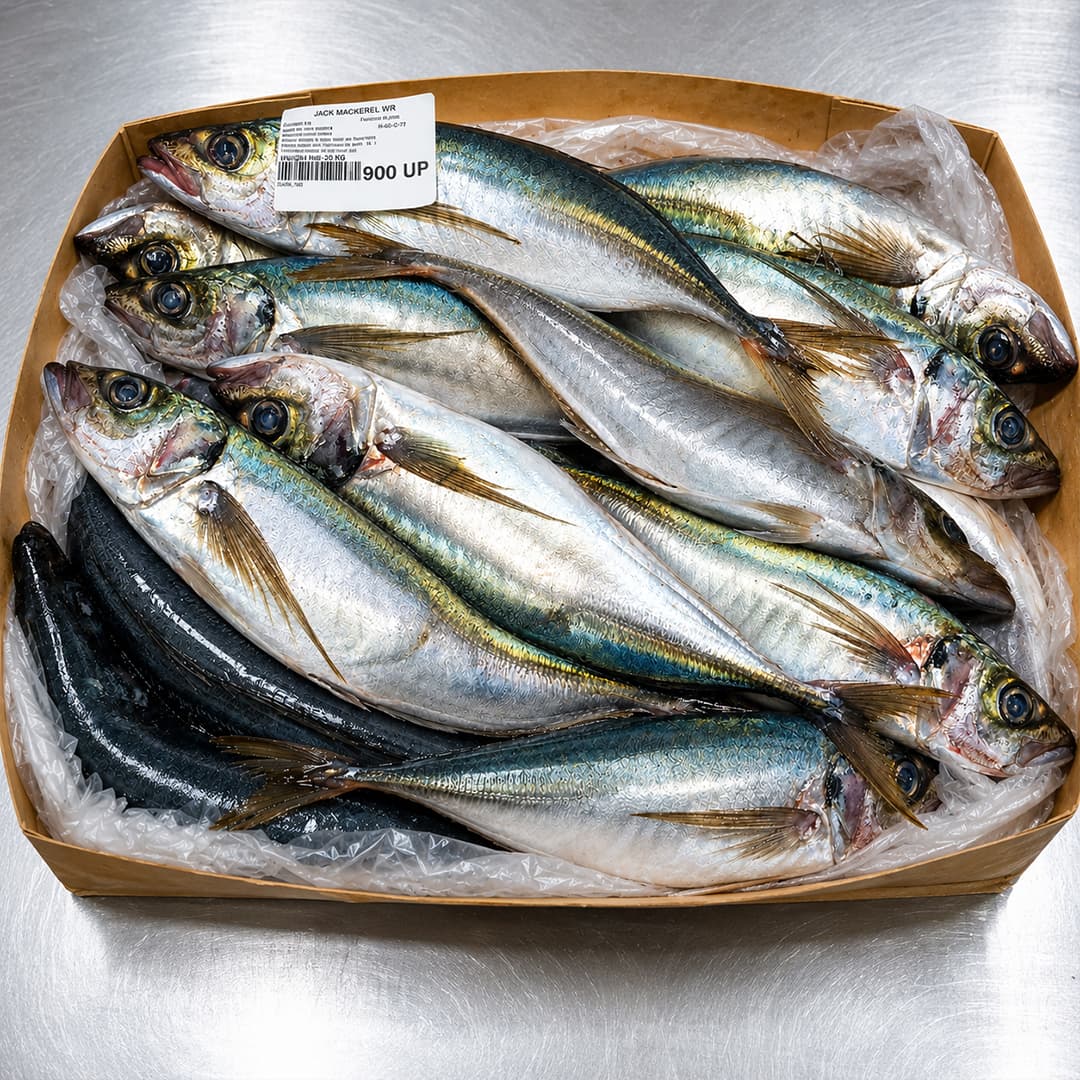 Chinchard — Entier, conditionné à plat